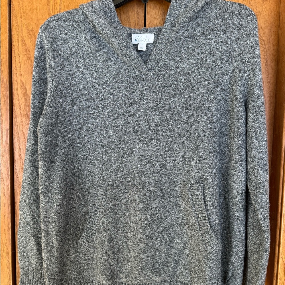 EUC Market & Spruce cozy hoodie sweater